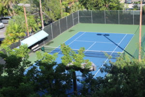 Three Tennis Courts on Property
